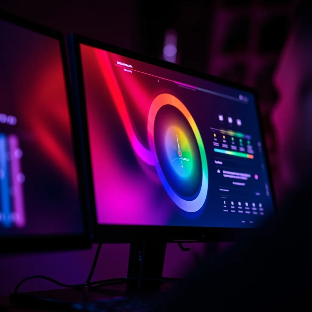 RGB digital design workspace