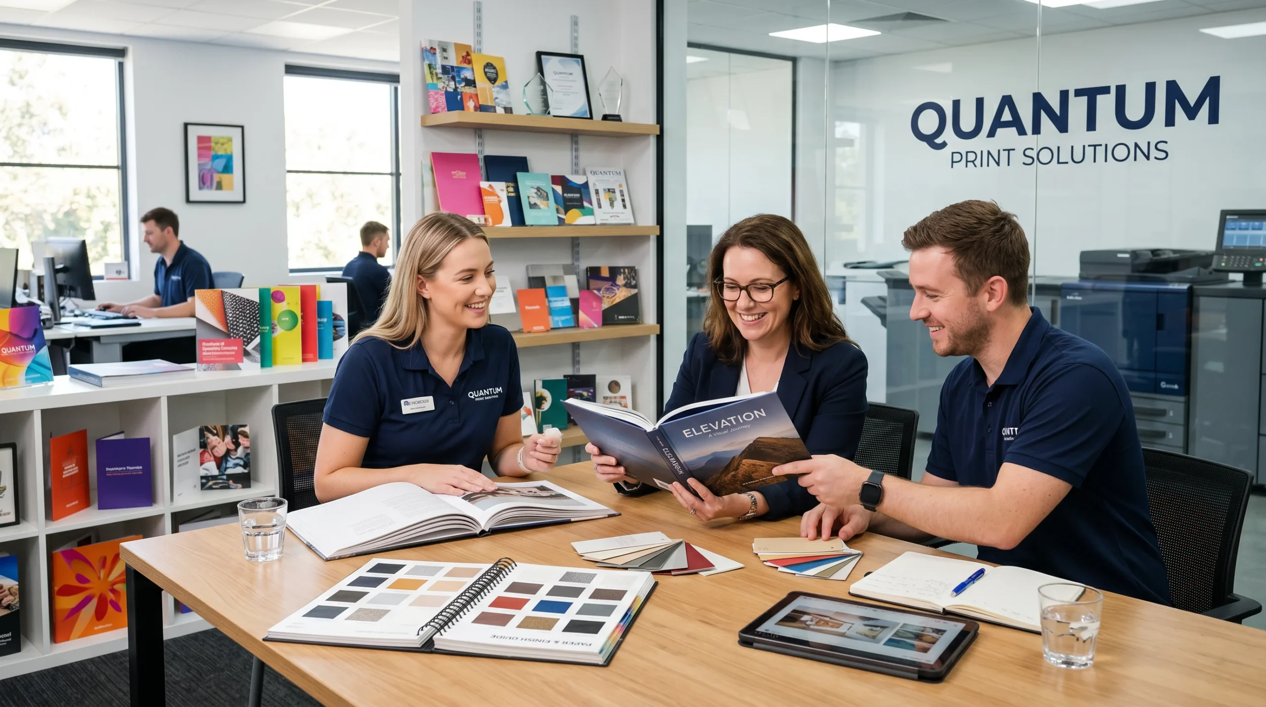 Book printing consultation with EcoPrinting expert for custom quote