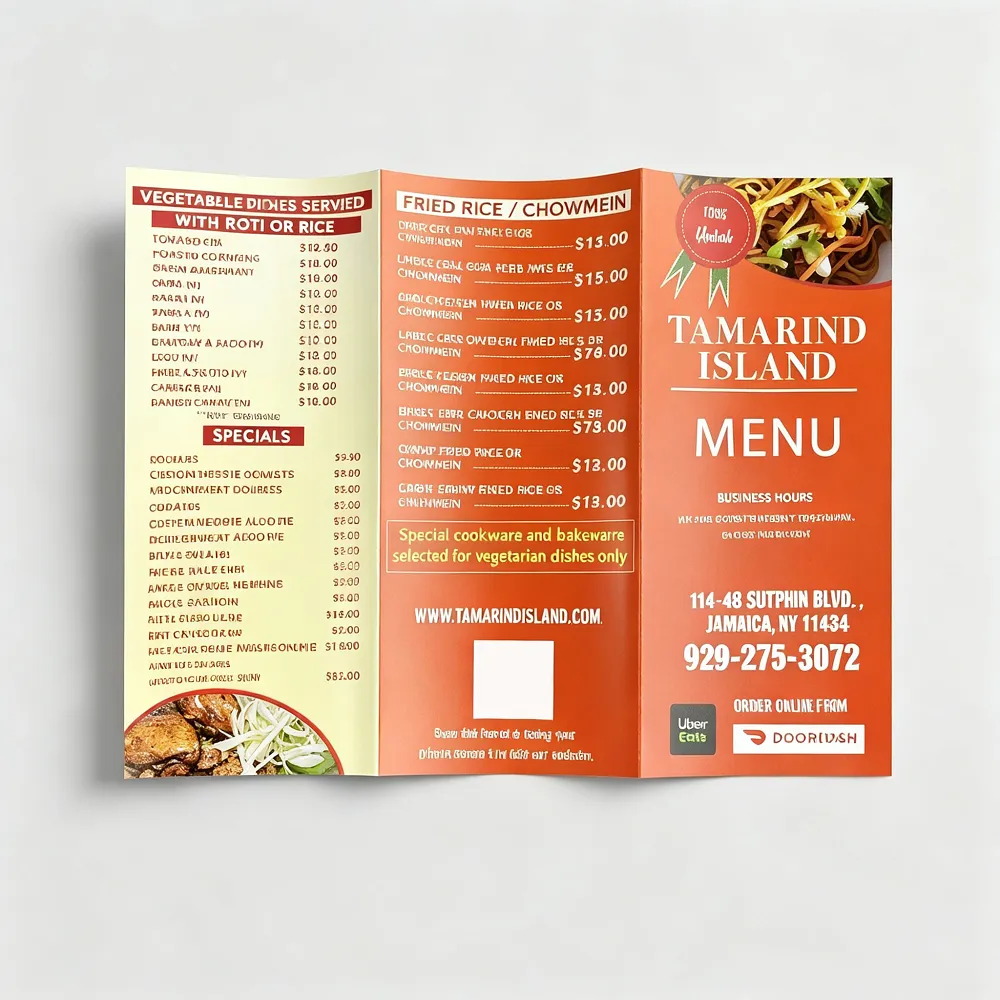 Menu Printing