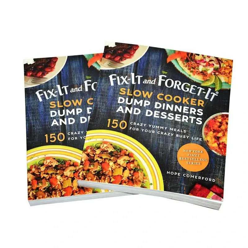 cookbook printing