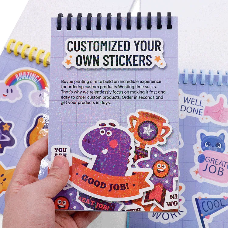 custom sticker book printing