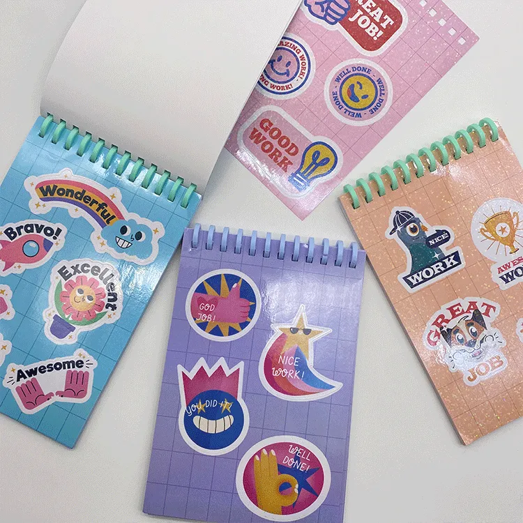 print sticker book